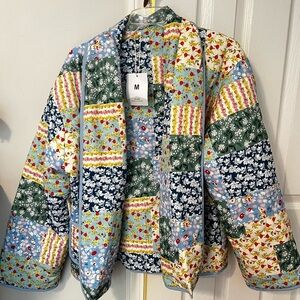 BEAUTIFUL quilt design lightweight jacket